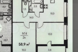 2-к. квартира, ул. 65 лет Победы, д. 17